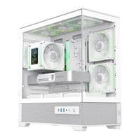 Корпус компьютерный Mini Tower без блока питания M-ATX, ITX, Tempered Glass, USB3.2x2, Type-C, Combo VISTA 2 MW