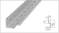 Монтажний профіль ZPAS 27U, 19", тип STANDARD, глибина 15 мм