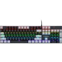 Клавиатура Vinga KBGM-090 LED Red Switch USB Grey/Black (KBGM-090R Grey/Black)