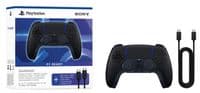 Геймпад PlayStation 5 Dualsense BT, Midnight Black (USB-C кабель)