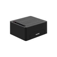 Док-станция Maiwo клонир. для 2*HDD 2,5"/3,5" SATA/SSD через USB3.0 безвинтов. крепл. пластик черн. (K3082)