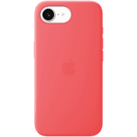 iPhone 17e Silicone Case with MagSafe - Bright Guava,Model A3646
