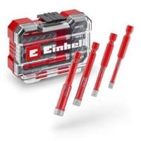 Свердло по кахелю та склу трубчате Einhell 5/6/8/10мм XS-Case набір 4шт 0.12кг