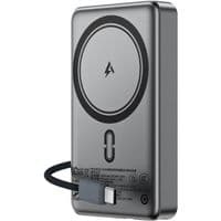 Беспроводной магнитный аккумулятор UMB Acefast 10000 мАч 22,5 Вт PD, QC 3.0, USB-C вход/выход, QI 15 Вт, M18, черный.