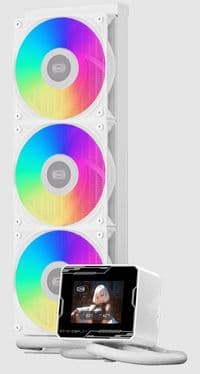 Система жидкостного охлаждения PсCOOLER GT360M ARGB Display WH белый IntelLGA 1700/1200/115X/1851 AMD AM5/AM4