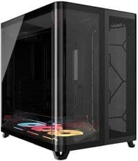 CORSAIR AIR 5400 LX-R LINK Tempered Glass Mid-Tower, Black