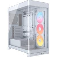 CORSAIR FRAME 4500X LX-R RGB Tempered Glass Mid-Tower, White