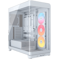 CORSAIR FRAME 4500X RS-R ARGB Tempered Glass Mid-Tower, White