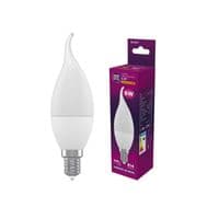 Лампа світлодіодна свічка на вітрі ELM 6W E14 3000K (18-0201)