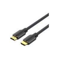 Кабель мультимедійний HDMI M to HDMI M 1.5m 4K cotton braided black Vention (ALLBG)