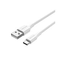 Кабель для передачи данных USB 2.0 AM — USB-C 1,0 м 3A белый Vention (CTHWF)