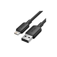 Кабель для передачи данных USB 2.0 AM — Lightning 1,0 м 2,4 А, черный, Vention (LAMBF)