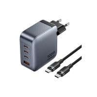 Зарядное устройство Vention 3xUSB-C PD100W + 1xUSB QC3.0 30W GaN + cable USB-C to USB-C 1.0m (TZ-FETH0-EU)