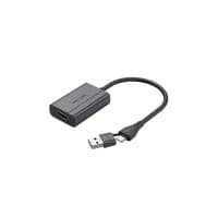 Переходник USB-C+USB-A to HDMI M 0.15m grey Vention (ACYHB)