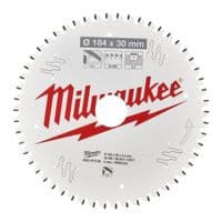 Диск бдительный Milwaukee Alu PFTE, диаметр 184х30х2, 4мм, 54 зуб. (4932471299)