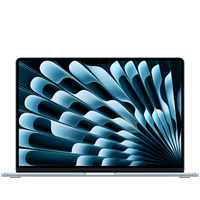 15-дюймовий MacBook Air: чіп Apple M5 з 10-ядерним процесором та 10-ядерним графічним процесором, 16 ГБ, SSD на 512 ГБ - небесно-блакитний, модель A3448