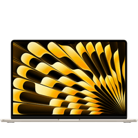 15-дюймовий MacBook Air: чіп Apple M5 з 10-ядерним процесором та 10-ядерним графічним процесором, 16 ГБ, SSD-накопичувач на 1 ТБ - Starlight, модель A3448