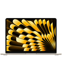 13-дюймовий MacBook Air: чіп Apple M5 з 10-ядерним процесором та 10-ядерним графічним процесором, 24 ГБ, SSD-накопичувач 1 ТБ - Starlight, модель A3449