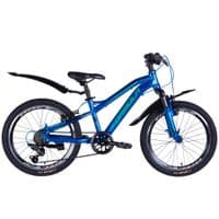 Велосипед Formula 20" BLACKWOOD Vbr FR рама-11" AL 2026 синій з зеленим (OPS-FR-20-107)