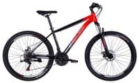 Велосипед Space 27.5" MARS DD FR рама-17" ST 2026 червоно-чорний (OPS-SP-27.5-067)