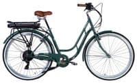 Электровелосипед Dorozhnik 28" eRETRO Vbr FR рама-19" 36B 13А*ч 500Вт 2026 зелено-серый (ELB-D-28-111)