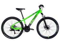Велосипед Space 26" MERCURY DD FR рама-13" AL 2026 зелено-черный (OPS-SP-26-082)