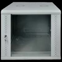 Шафа EServer 9U 600х350х503 скло, сірий