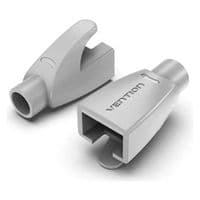 Колпачек коннектора RJ45 Strain Relief Boots Gray PVC Type 100 Pack Vention (IODH0-100)