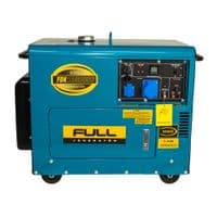 Генератор FULL дизельний FDK10000SC, 230V, 50Hz, 7.5kW, 30 л, 2л/год, ручний/електростартер (без АКБ) (FDK10000SC)