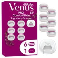 Змінні касети Gillette Venus PRO ComfortGlide Sugarberry Scented 6 шт. + Чохол (8700216969253)