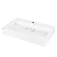 Раковина ARDESTO Anna, штучний камінь, прямокутний, з отвором для змішувача, без переливу, 700х455х110мм, накладна, біла