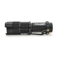 Ліхтарик Bailong BL-8468, Cree Q5, 1 режим, Zoom, корпус-алюміній, водостійкий, ударостійкий, АА акумулятор, зарядка 1 * АА, 92 * 25mm, BOX