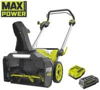 Машина снегоуборочная аккумуляторная Ryobi Max Power RY36STX53A-150 36В 1х5А·час ширина 53см выброс 11м глубина 35см 25.5кг