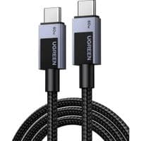 Кабель для передачи данных USB-C — USB-C 3,0 м PD60W 3A в оплетке L524 серый Ugreen (55776)