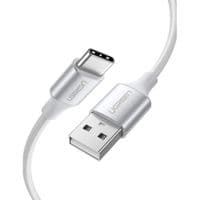 Дата кабеля USB 2.0 AM to USB-C 0.25m 3A braided US288 white Ugreen (60129)