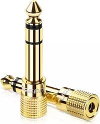 Переходник 6.5mm M to 3.5mm F gold Ugreen (20503)