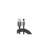 Дата кабеля USB 2.0 AM to Lightning magnetic black Denmen (DN-D09L-BK)