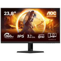 Монiтор TFT AOC 23.8" 24G4ZRE IPS FHD 300nit 260Hz(OC) 2*HDMI DP Black/Red