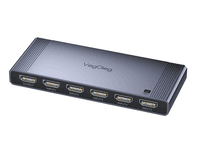 Коммутатор VEGGIEG V-HD11 HDMI 1*5, HDTV2.0 4K, Grey, Box