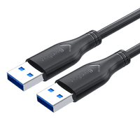 Кабель VEGGIEG V-U336, AM/AM, USB3.0, Gray, длина 1,5м, Box