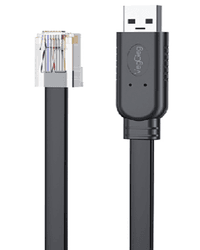 Кабель VEGGIEG V-U403, USB/RJ45, FTDI-TF 232 Chipset, консольный, Gray, длина 1.5м, Box