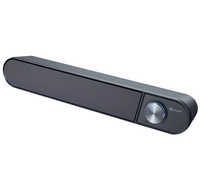 Колонки 2.0 Kisonli i-580, для ПК и ноутбука, USB+3.5mm, 2x3W, 20Hz-20KHz, Black, BOX, Q40