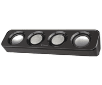 Колонки 2.0 Kisonli i-680, для ПК и ноутбука, USB+3.5mm, 2x3W, 20Hz-20KHz, Black, BOX, Q40