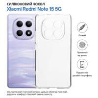 Чохол до мобільного телефона BeCover Xiaomi Redmi Note 15 5G Transparent (715050)