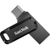 Флеш накопичувач USB 256Gb SanDisk Ultra Dual Go, Black, Type-C / USB 3.2 Gen 1, до 400 МБ/с (SDDDC3-256G-GAM46)