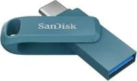 Флеш накопичувач USB 256Gb SanDisk Ultra Dual Go, Navagio Bay, Type-C / USB 3.2 Gen 1, до 400 МБ/с (SDDDC3-256G-G46NBB)