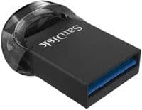 Флеш накопичувач USB 128Gb SanDisk Ultra Fit, Black, USB 3.1 Gen. 1 (SDCZ430-128G-GAM46)
