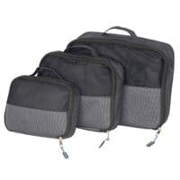 Косметичка Semi Line Набор дорожных органайзеров Bo-Camp Travel Pack Cube 3 pc Anthracite (DAS302129)
