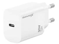 Зарядное устройство для Grand-X USB-C 30W QC3.0 white (CH-390W)