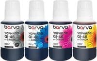 Комплект чернил Barva Canon GI-46, Black/Cyan/Magenta/Yellow, GX6040/GX7040, 4x135 мл, пигментные, флакон OneKey (CGI46-135-MP)